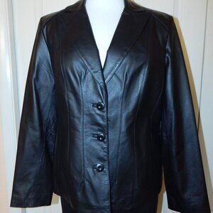 East 5th Women’s Black Leather Jacket